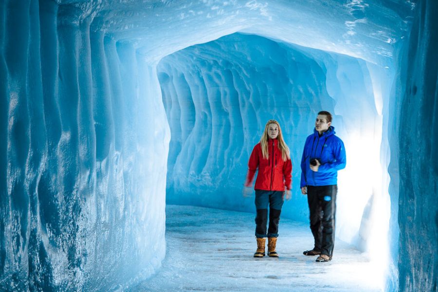 IJstunnel Langjökull gletsjer