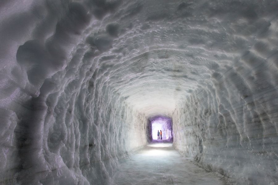 IJstunnel Langjökull gletsjer