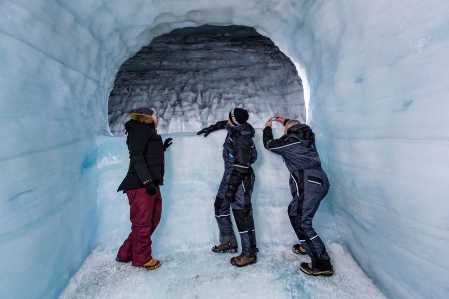 IJstunnel Langjökull gletsjer