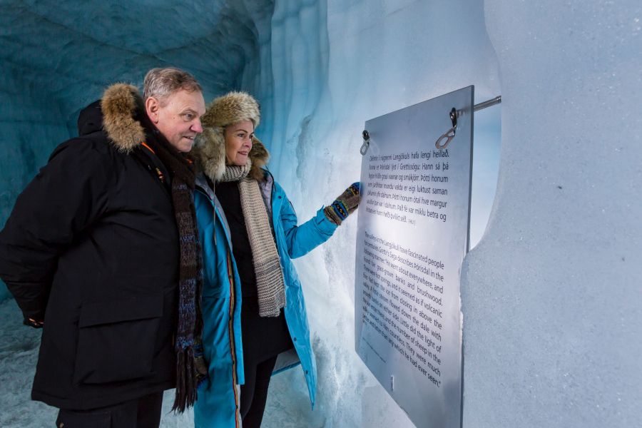 IJstunnel Langjökull gletsjer