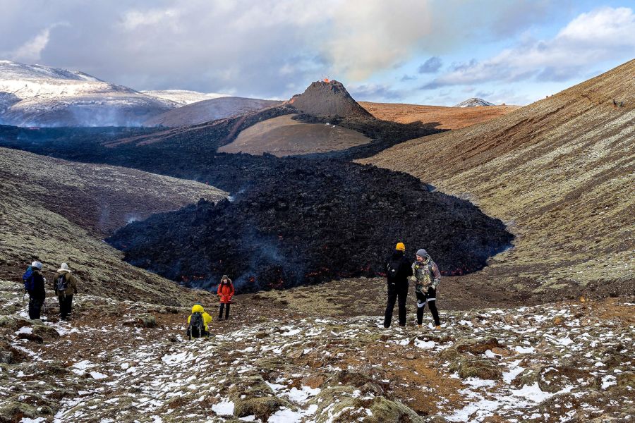 Volcano Shuttle bus naar nieuwe lavavelden Grindavik