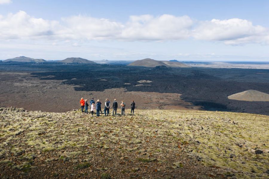 Volcano Shuttle bus naar nieuwe lavavelden Grindavik