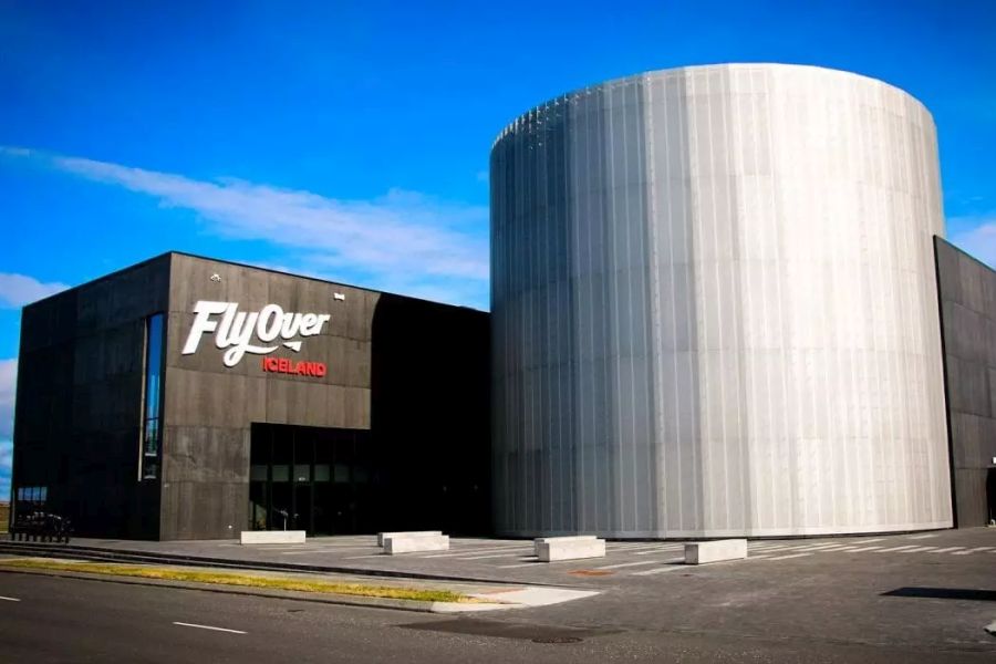 Flyover IJsland