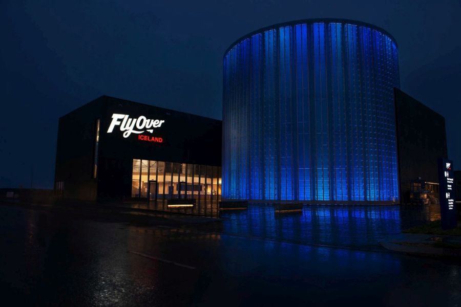 Flyover IJsland