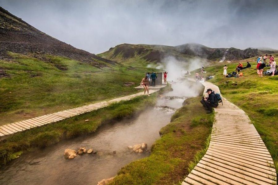 Reykjadalur Autorondreis IJsland