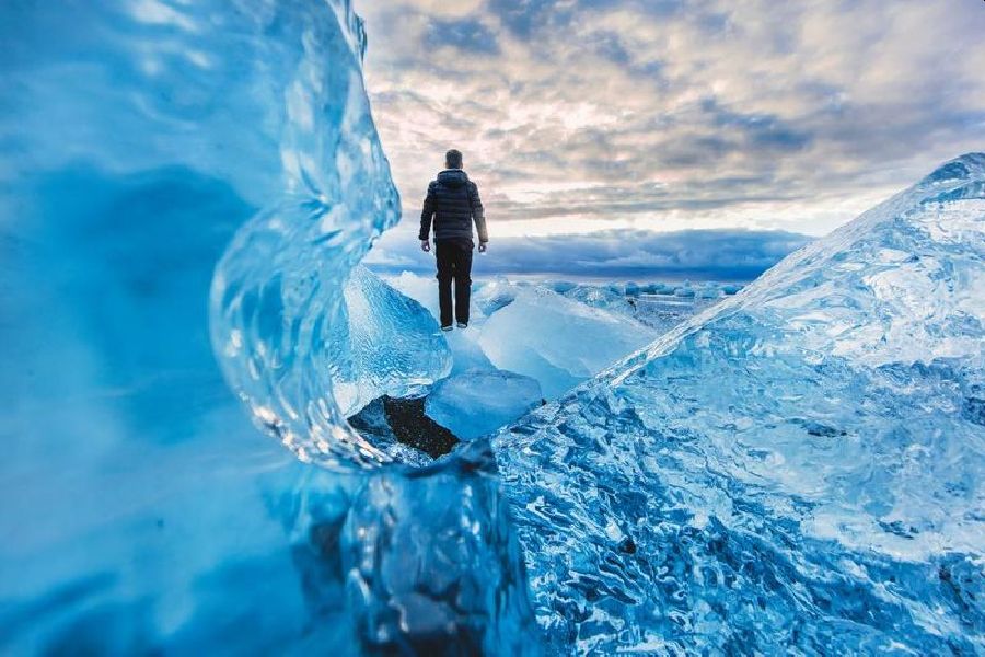 Jokulsarlon Diamond Beach IJsland