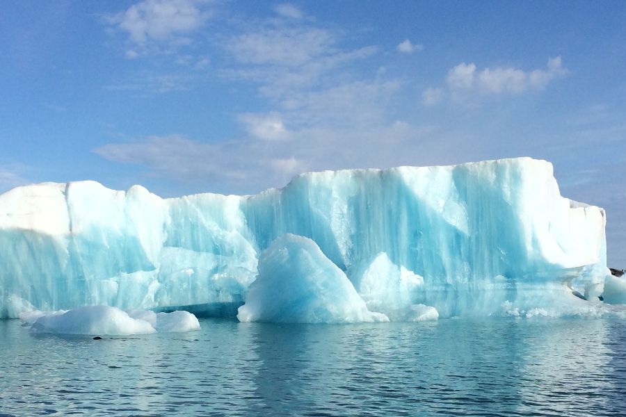Jokulsarlon ijsbergen IJsland