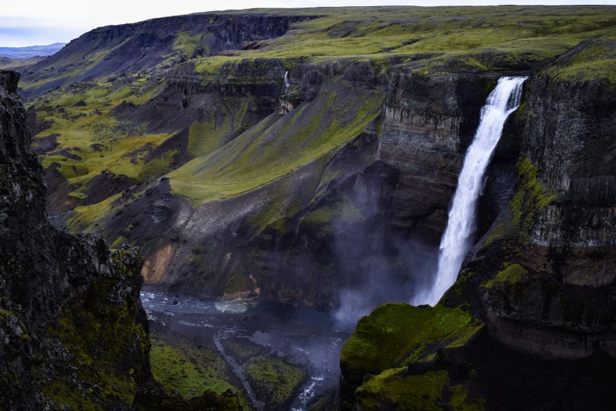 Haifoss waterval IJsland
