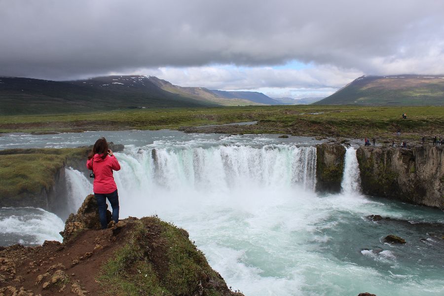 Godafoss waterval Noord-IJsland