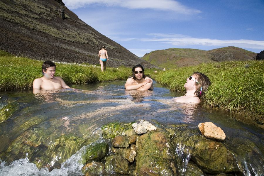 Reykjadalur warm riviertje natuurbad