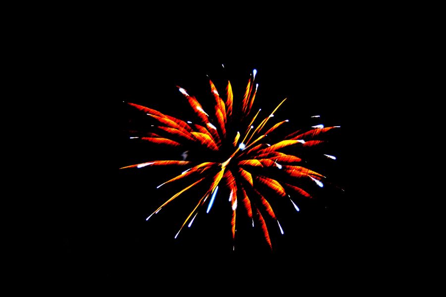 Reykjavik Nieuwjaar vuurwerk