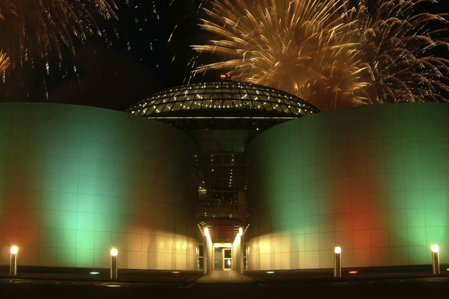 Reykjavik Nieuwjaar vuurwerk