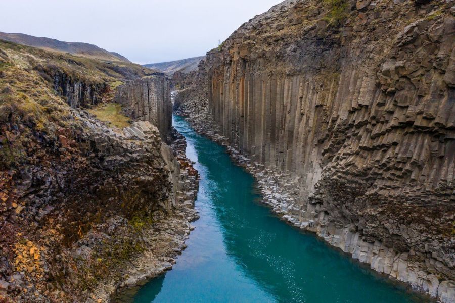 Studlagil canyon IJsland