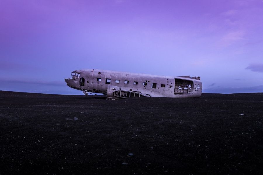 Plane Wreck IJsland