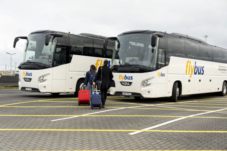 Vakantie FlyBus transfers van Keflavik Airport naar Reykjavik en v.v. in Diversen (IJsland, IJsland)