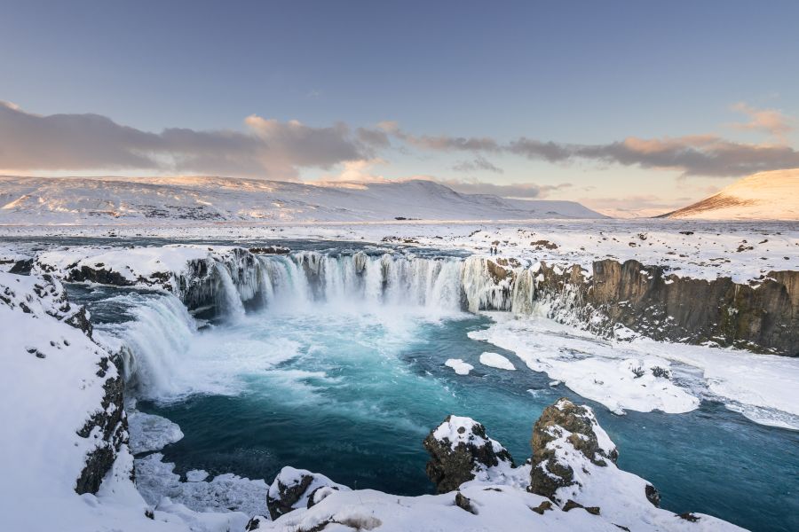 Godafoss waterval Noord-IJsland