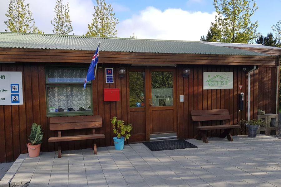 Gesthus campinghutten, Selfoss