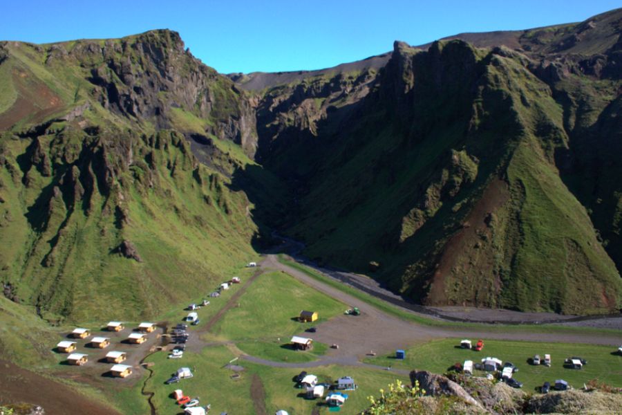 Vakantie Thakgil Campinghutten - Thakgil/Vik in Diversen (IJsland, IJsland)