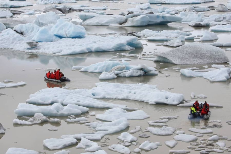 Fjallsarlon Autorondreis IJsland