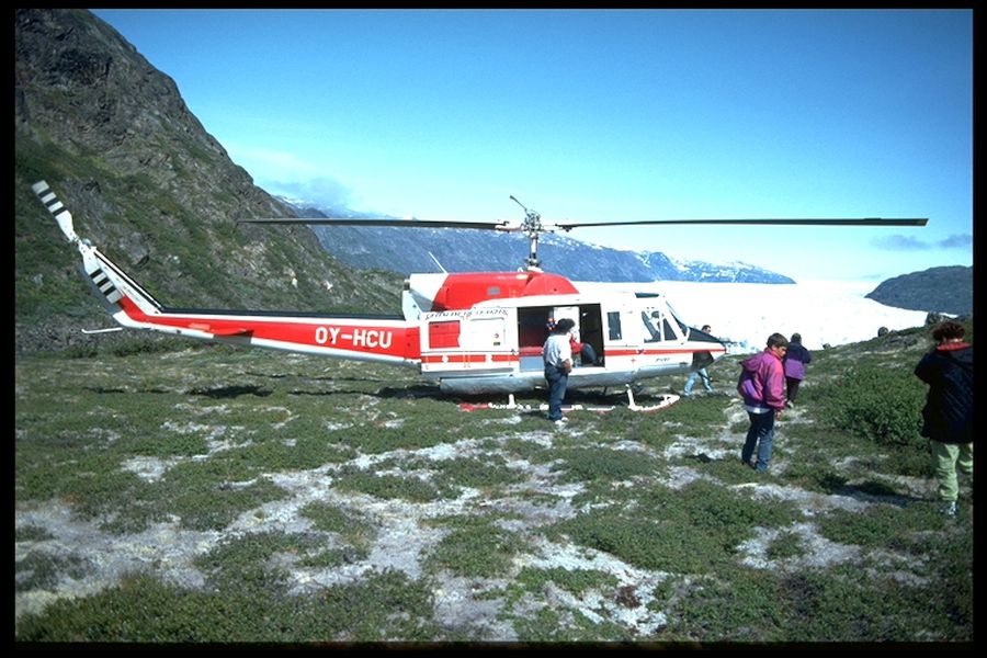 Helicoptervlucht Groenland