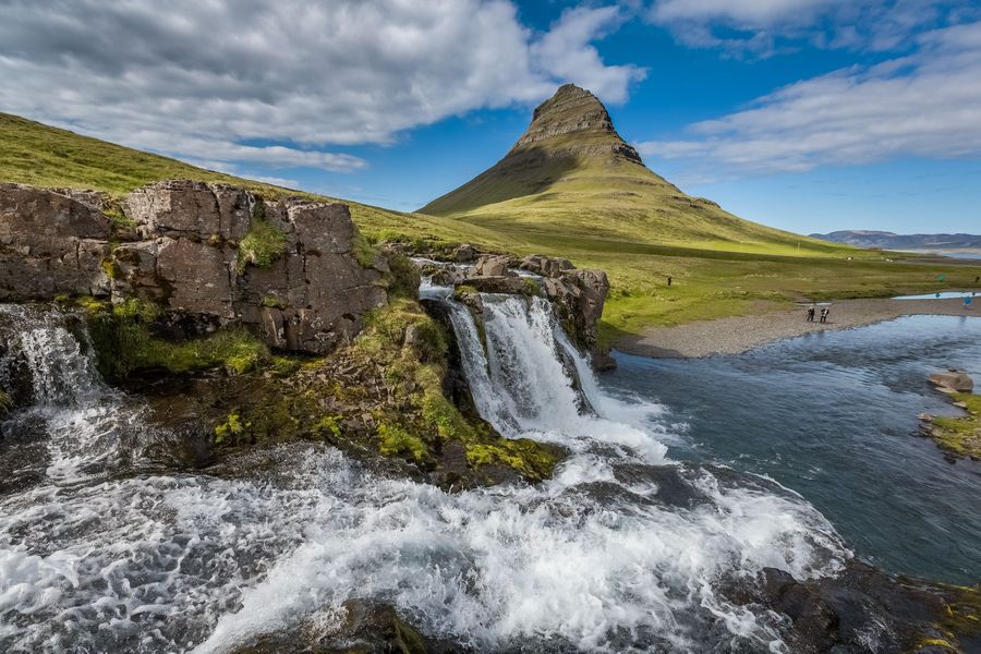 Snaefellsness Kirkjufell Autorondreis IJsland