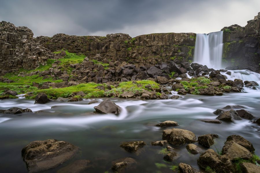 Thingvellir Oxarfoss Autorondreis IJsland