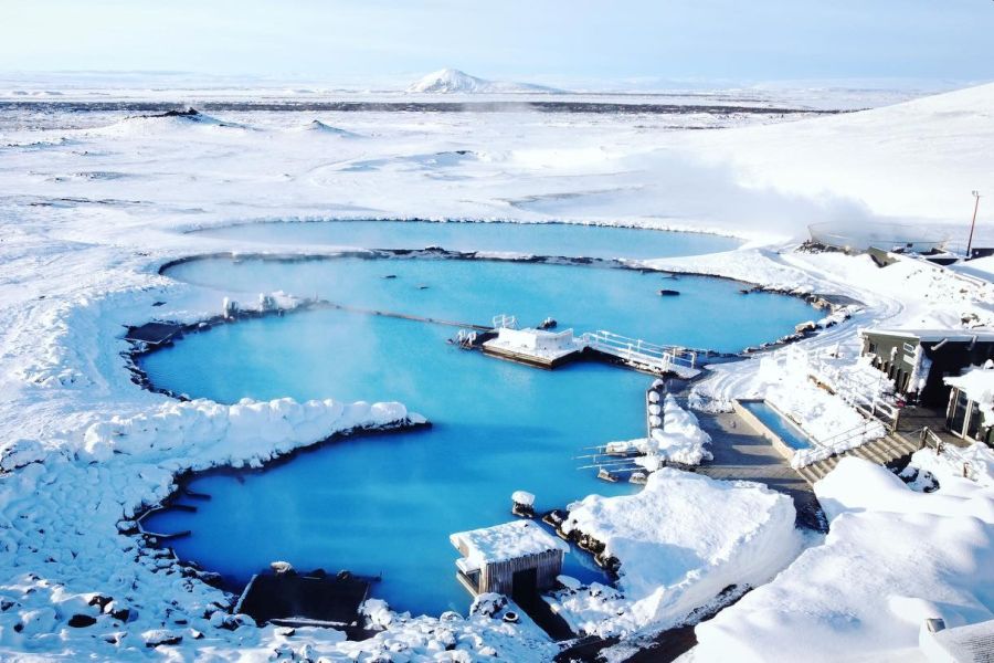 Earth Lagoon Myvatn