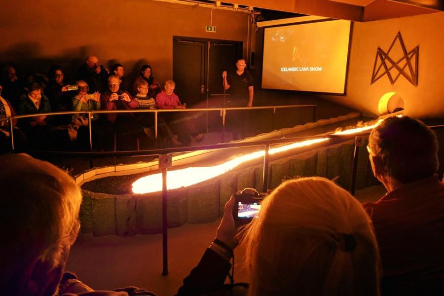 Icelandic Lava Show Reykjavik IJsland