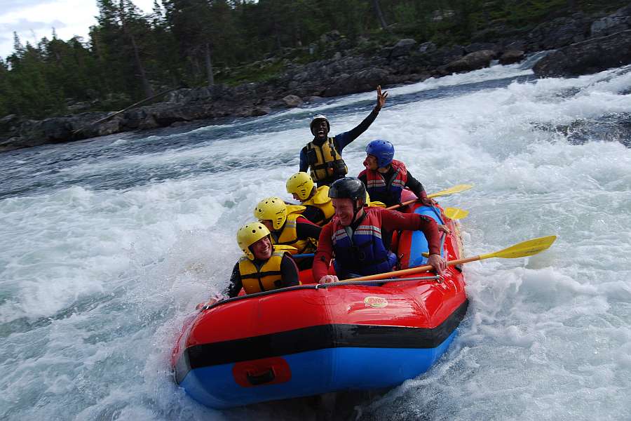 Rafting op Numedalslågen Geilo