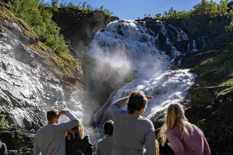 Flåmsbana retour: Flåm-Myrdal-Flåm