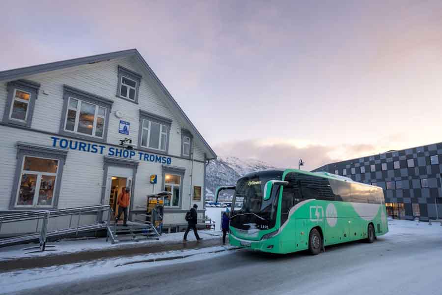 Shuttlebus naar Fjellheisen
