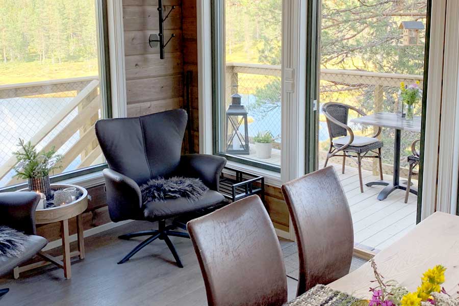 Winterse boomhut Trysil