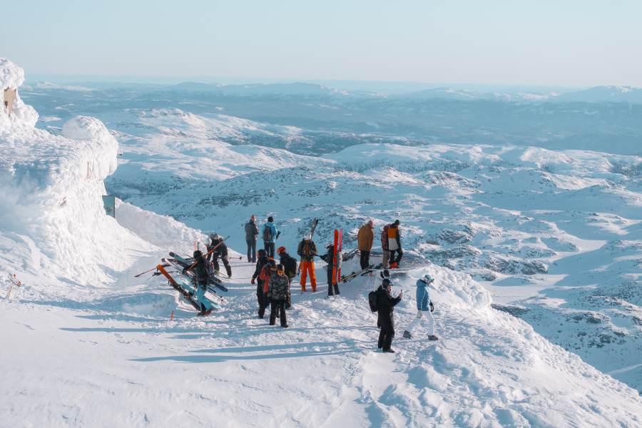 Met de Gaustabanen naar de winterse top afbeelding