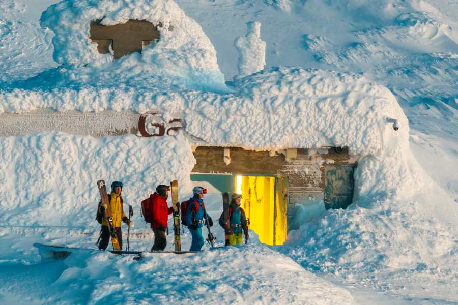 Besneeuwde Gaustatoppen
