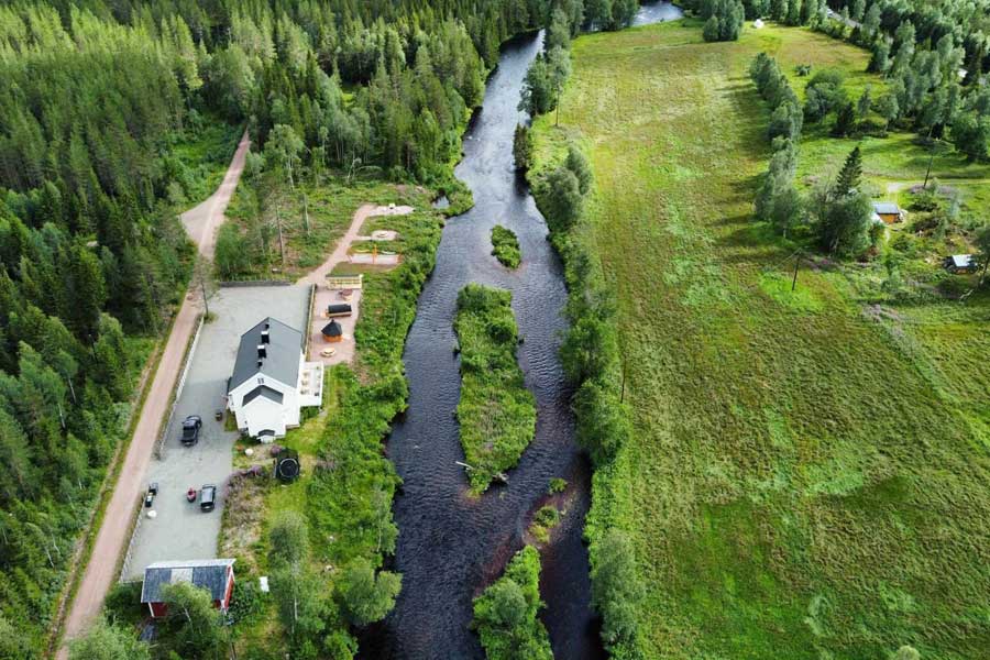 Villa Fregn bovenaanzicht