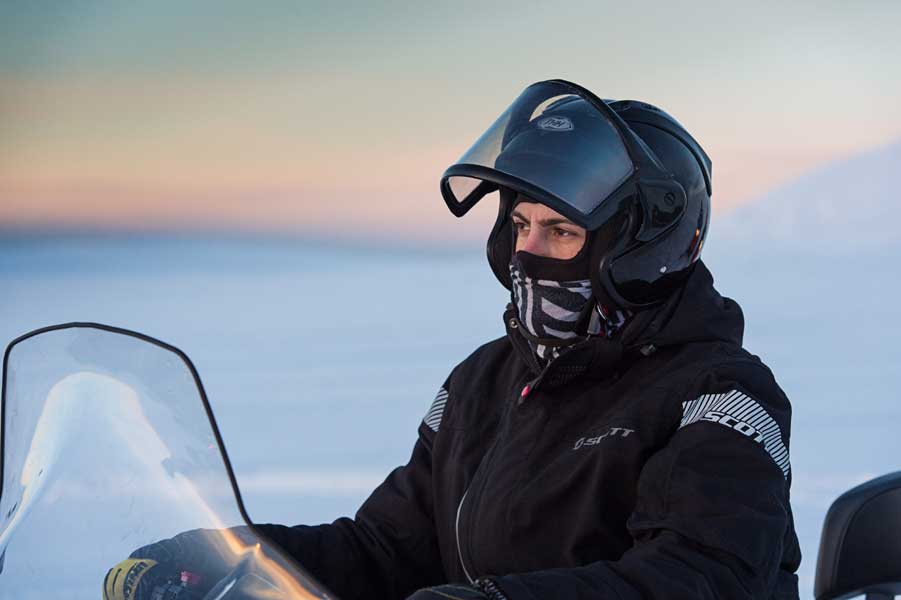 Hurtigruten excursie sneeuwscootertocht in het poolgebied met BBI Travel