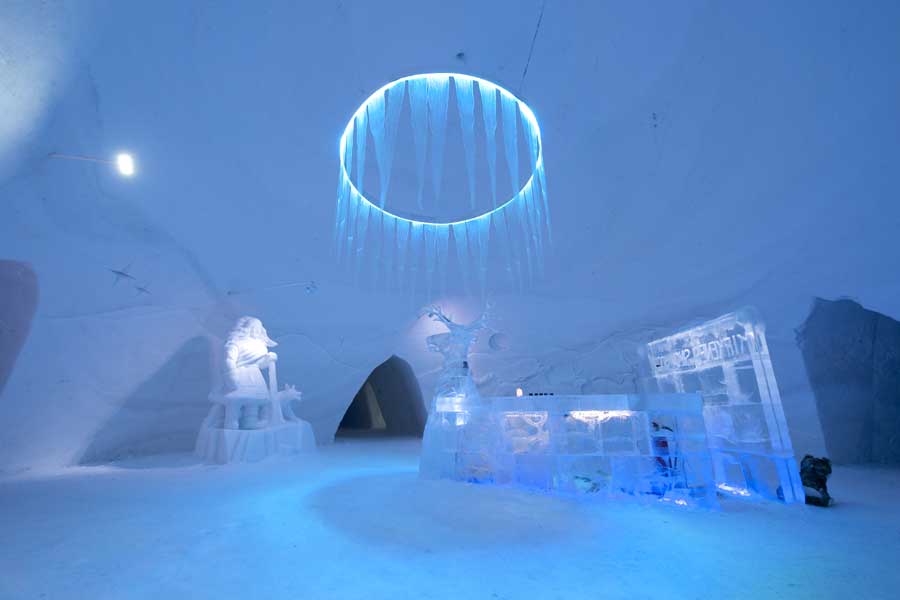 Hurtigruten excursie Snowhotel Kirkenes met BBI Travel