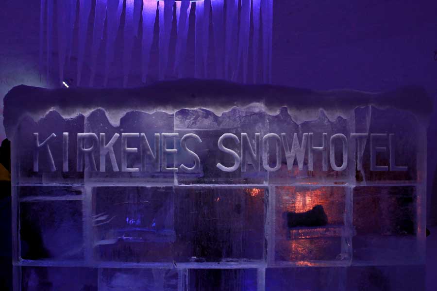 Hurtigruten excursie Snowhotel Kirkenes met BBI Travel