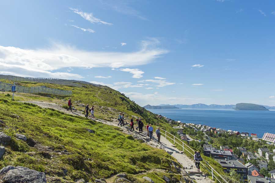 Bergwandeling in Hammerfest