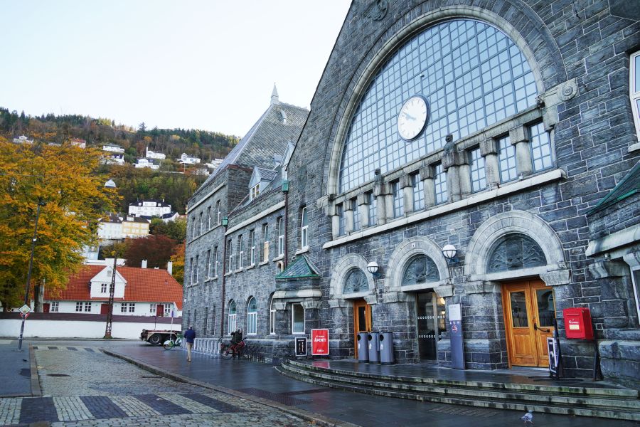 station in Bergen Noorwegen