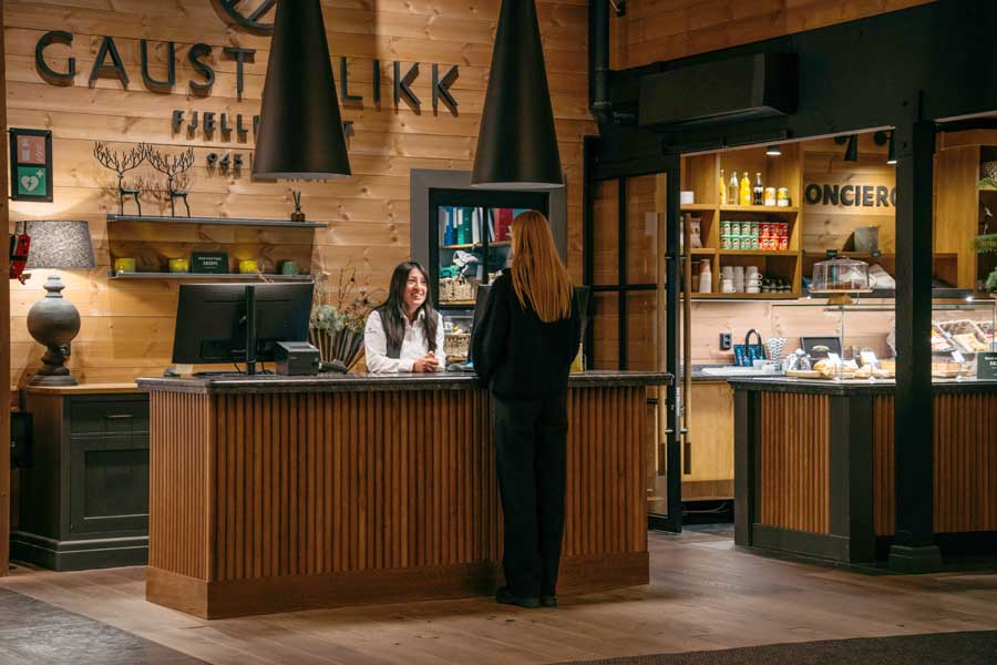 Receptie van Gaustablikk Fjellresort