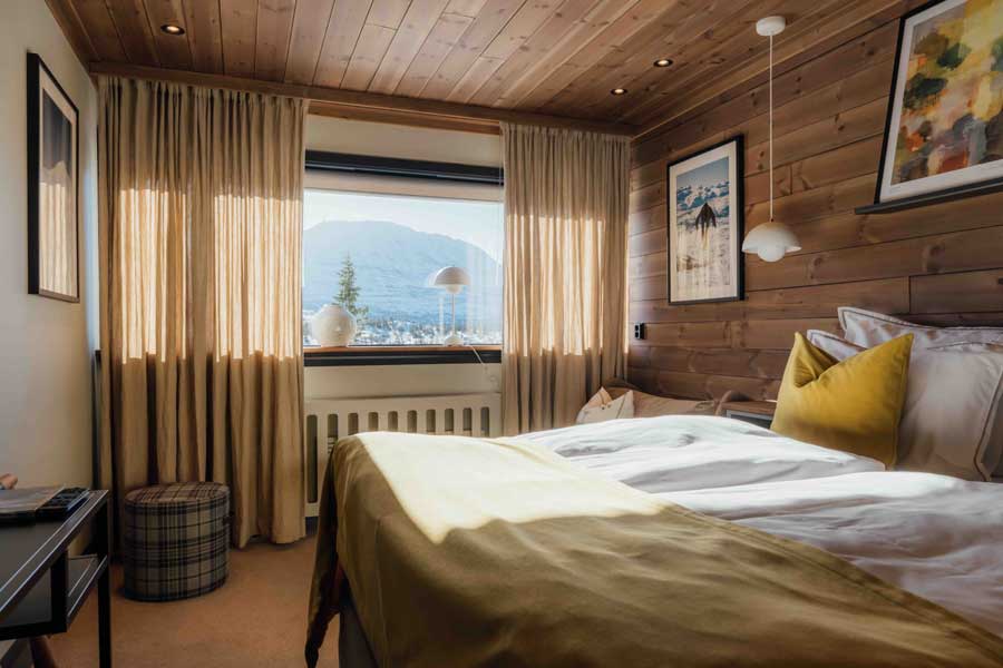 Tweepersoonskamer in Gaustablikk Fjellresort
