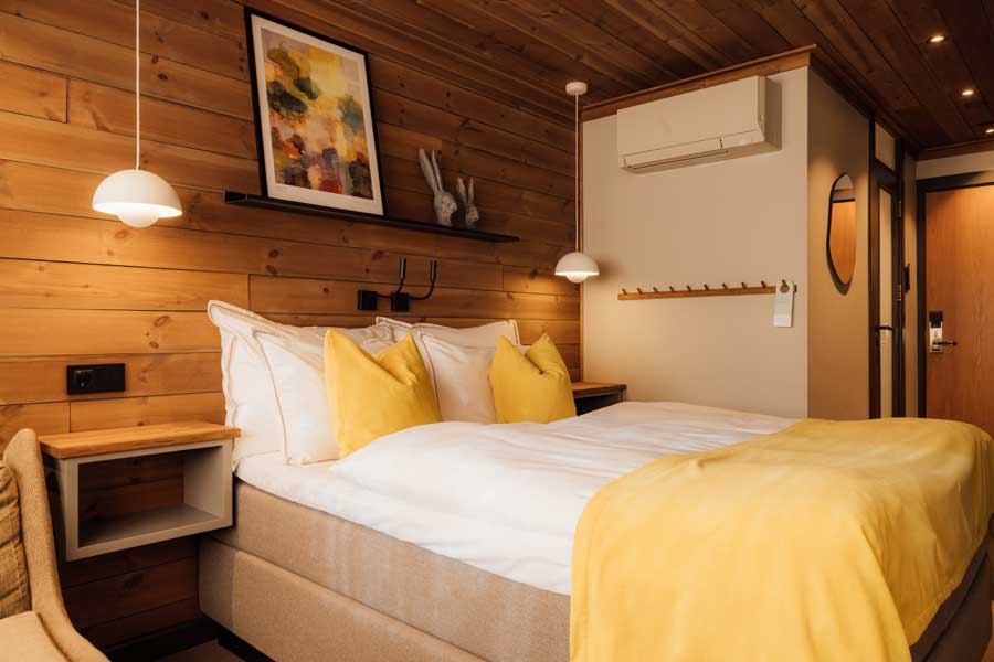 Tweepersoonskamer in Gaustablikk Fjellresort