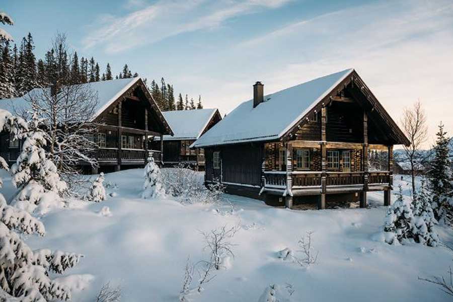 Kvitåvatn Fjellhytter in de winter