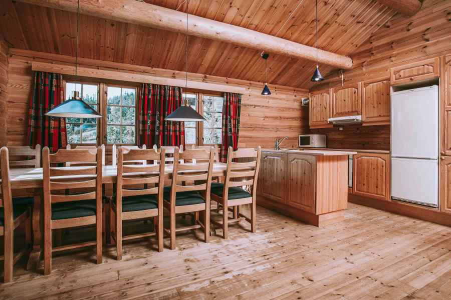 Keuken en eethoek Gaustablikk Fjellhytter