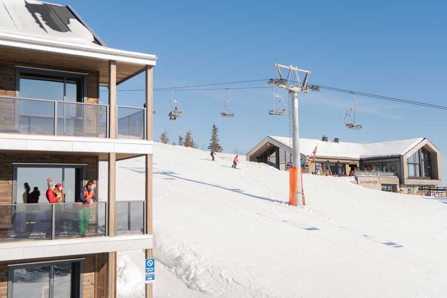 Norefjellstua balkon