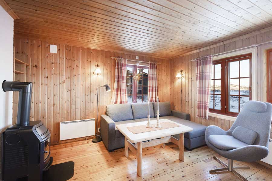 Woonkamer Vidsyn chalets