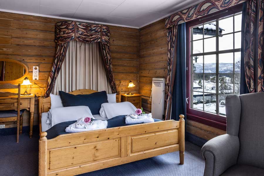 Historische hotelkamer van Straand Hotel