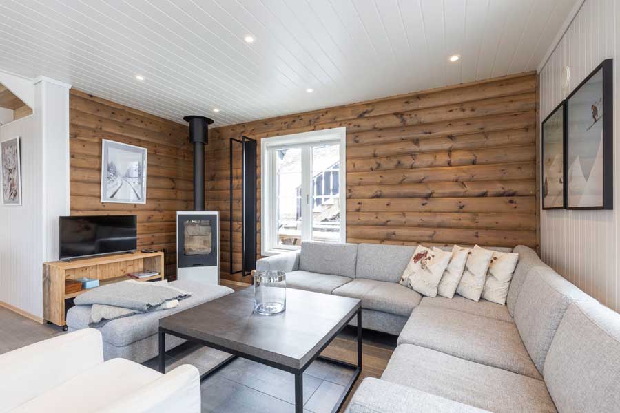 Woonkamer Holtardalen chalet