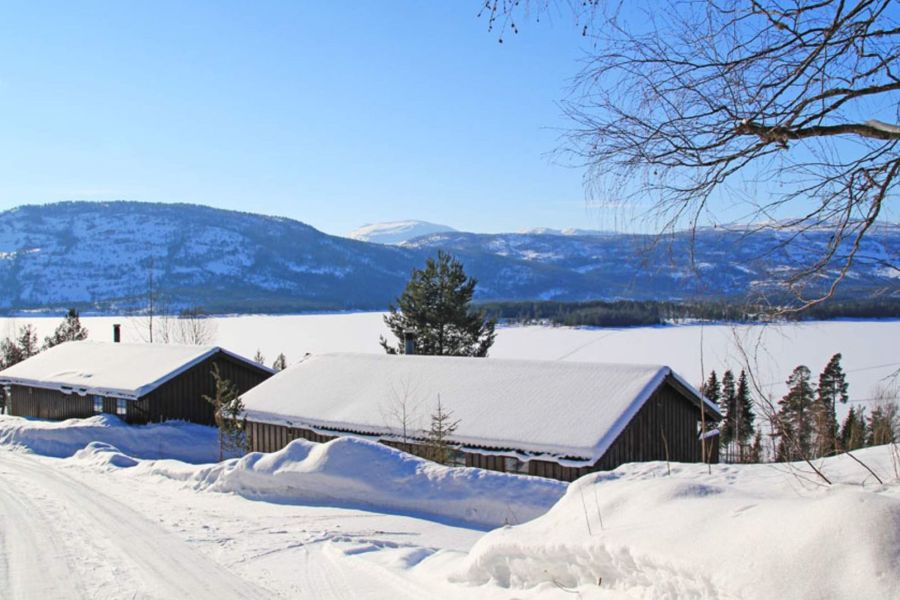 Vrådal Hyttegrend in de winter